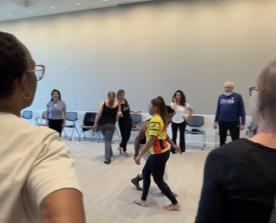 CHWB host's participants for Pilobolus Dance lessons.
